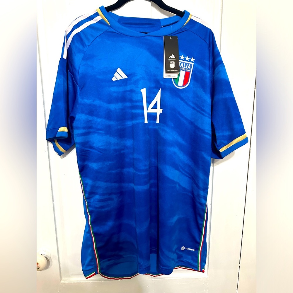 Adidas Italy Jersey Italia FIGC Soccer Football Shirt IN0657 Men’s Size 2XL NWT
